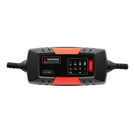 Зарядное устройство для аккумуляторов 6/12 В, 2 А, 1,2-60 Ач, с микропроцессором от INTERTOOL AT-3022