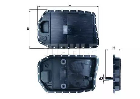 BMW MAIL Automatic Transver Filter (Knecht-Mahle/Knecht), Mahle/Knecht (HX154)