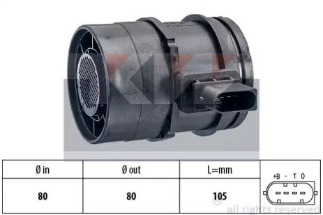 Расходомер воздуха, KW (491126)