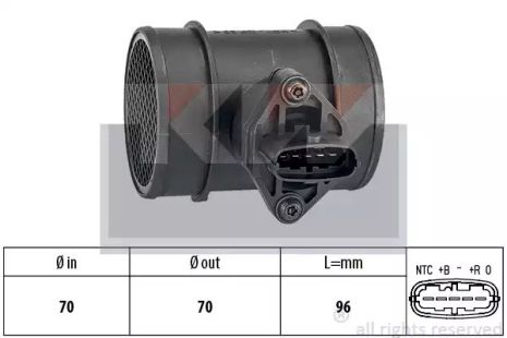 Расходомер воздуха, KW (491264)