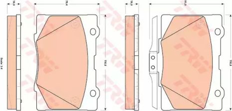 Гальмувати гальмівний диск Honda Legend Front. TRW (GDB3498)