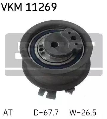 Натяжной ролик, ремень ГРМ (SKF), SKF (VKM11269)