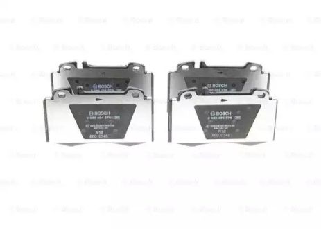 Колодка гальм. диск. MB M-CLASS (W163), S-CLASS (W220) передн. , BOSCH (0986494576)