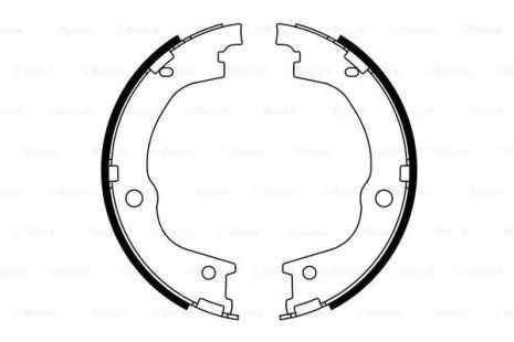 Хоробрі гальмівні колодки (встановити 4 шт.), Bosch (0986487780)