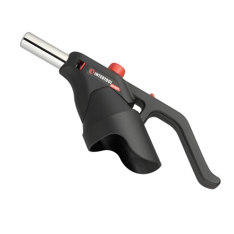 Газовий пальник із п'єзозапалюванням, швидке регулювання полум'я INTERTOOL GB-0029 Газовий пальник із п'єзозапалюванням, швидке регулювання полум'я INTERTOOL GB-0029