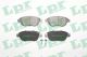 Колодки тормозные дисковые CITROEN C3, C4, PEUGEOT 207, 307 передн. (LPR), LPR (05P807)