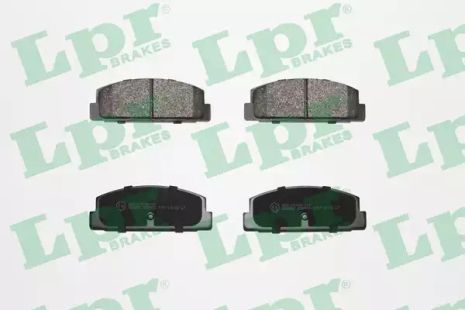 Колодки задние тормозные Mazda 626/6 97-, LPR (05P876)