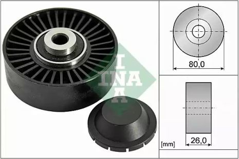 Ролик провідний ALFA ROMEO, FIAT (Ina), INA (532037020)