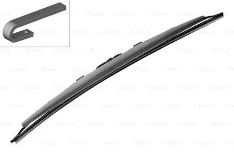 Щетка стеклоочистителя каркасная Bosch Twin Spoiler 600 мм (24), BOSCH (3397004592)