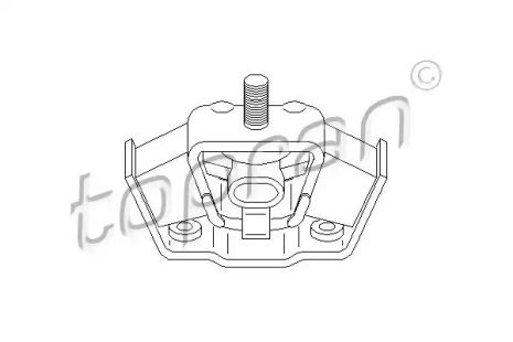 Опора двигуна, TOPRAN (400040)