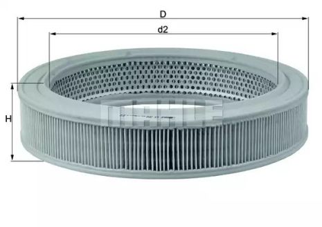 Повітряний фільтр Audi/VW (бензин), Mahle/Knecht (LX208)