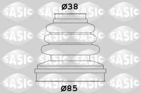 Пильовик приводного валу, Sasic (2873803)