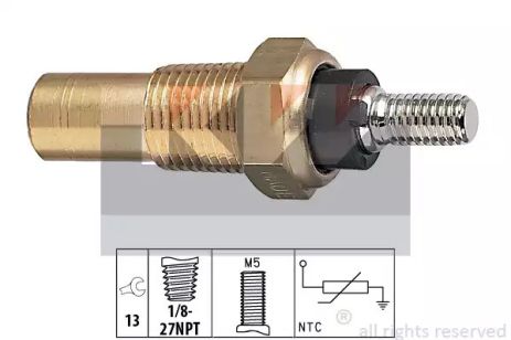 Датчик температури FORD ESCORT, FORD FIESTA, FORD TRANSIT, KW (530082)