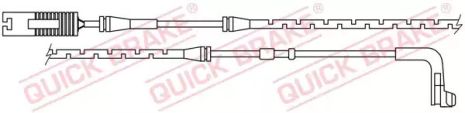 Датчик зносу гальмівних колодок, QUICK BRAKE (WS0224A)