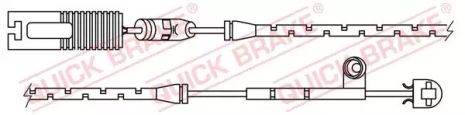 WS 0191 A QUICK BRAKE Датчик зносу гальмівних колодок (передніх) BMW 3 (E46) 98-05 (L=665mm), QUICK BRAKE (WS0