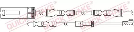 WS 0324 A QUICK BRAKE Датчик зносу гальмівних колодок (передніх) BMW 1 (E81/82)/3 (E90-93) 04-11 (L, QUICK BRA