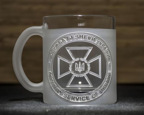 Чайная и кофейная чашка с гравировкой СБУ Чайная и кофейная чашка с гравировкой СБУ