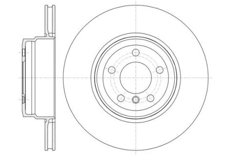 Диск тормозной BMW X6, BMW X5, ROAD HOUSE (6133710)