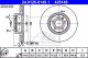 Диск тормозной AUDI A6, ATE (24012501491)