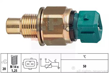 Датчик температури Citroen/Fiat/Peugeot 1.9D-2.0HDI 98-, EPS (1830554)