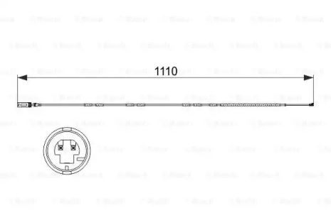 Датчик износа тормозных колодок \\R, BOSCH (1987473515)