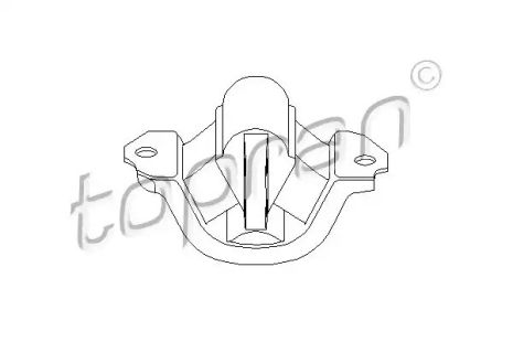 Подушка двигуна перед., TOPRAN (201369)