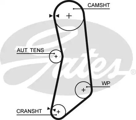 Ремень ГРМ, GATES (5626XS)