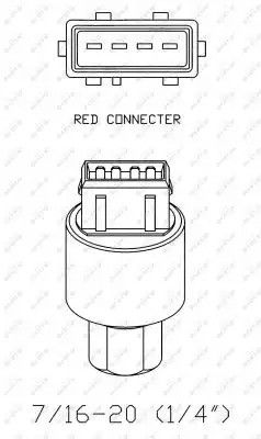 38936 NRF Пневмовиключач AC, NRF (38936)