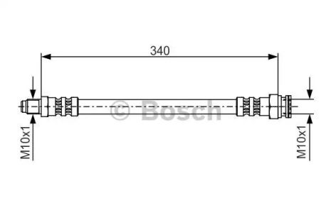Тормозной шланг BOSCH (1987476393)