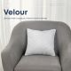 Подушка декоративная "VELOUR" 40*40 см светло-серый