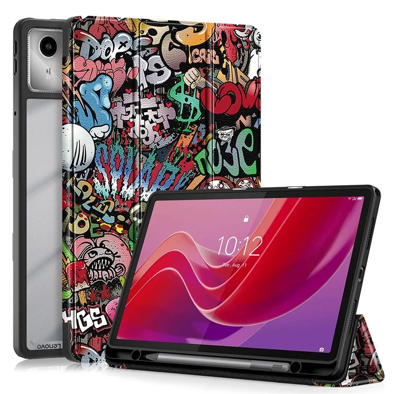 Чохол TPUCristal Pen holder Lenovo Tab M11 Xiaoxin Pad 2024 11 Графіті Чохол TPUCristal Pen holder Lenovo Tab M11 Xiaoxin Pad 2024 11 Графіті
