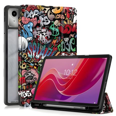 Чохол TPUCristal Pen holder Lenovo Idea Tab 11 / Xiaoxin Pad 2025 TB336ZU TB336FU Графіті
