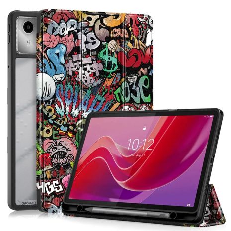 Чохол TPUCristal Pen holder Lenovo Idea Tab 11 / Xiaoxin Pad 2025 TB336ZU TB336FU Графіті