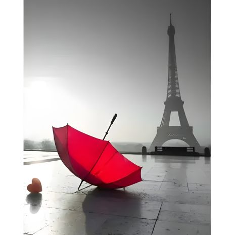 Алмазная мозаика Зонтик и романтический Париж 40х50 см ColorArt SP1002-1 Алмазная мозаика Зонтик и романтический Париж 40х50 см ColorArt SP1002-1