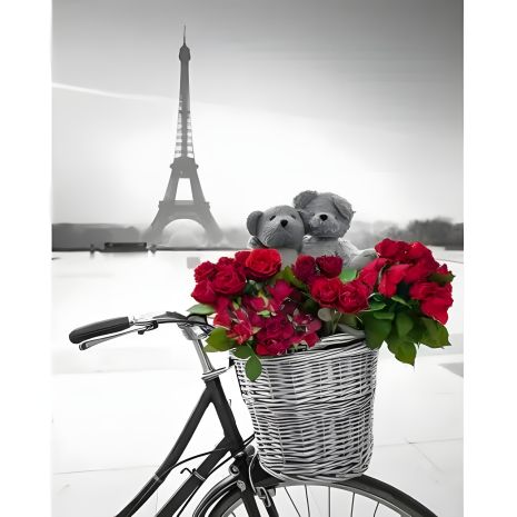 Алмазна мозаїка ColorArt Романтичний Париж 40х50 см SP1002-2 Алмазна мозаїка ColorArt Романтичний Париж 40х50 см SP1002-2