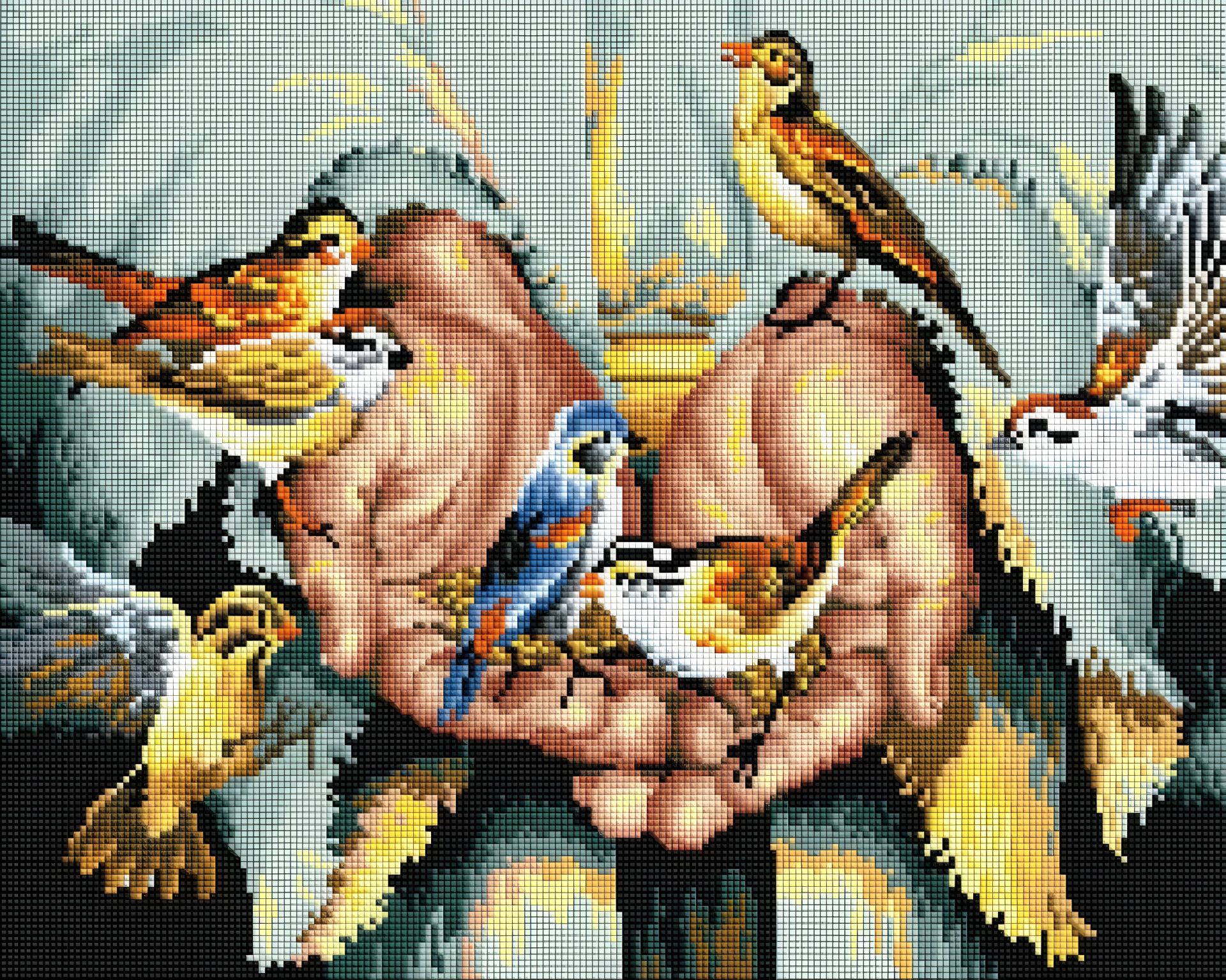 Алмазна мозаїка Ікона "В руках Бога" 40x50 см ColorArt SP115 Алмазна мозаїка Ікона "В руках Бога" 40x50 см ColorArt SP115