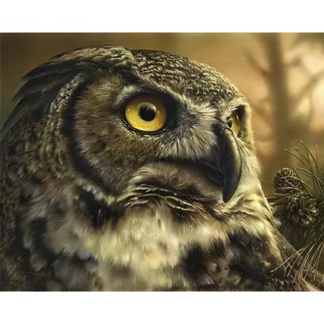 Мозаїка алмазна Сова 40х50 см ColorArt SP110 Мозаїка алмазна Сова 40х50 см ColorArt SP110