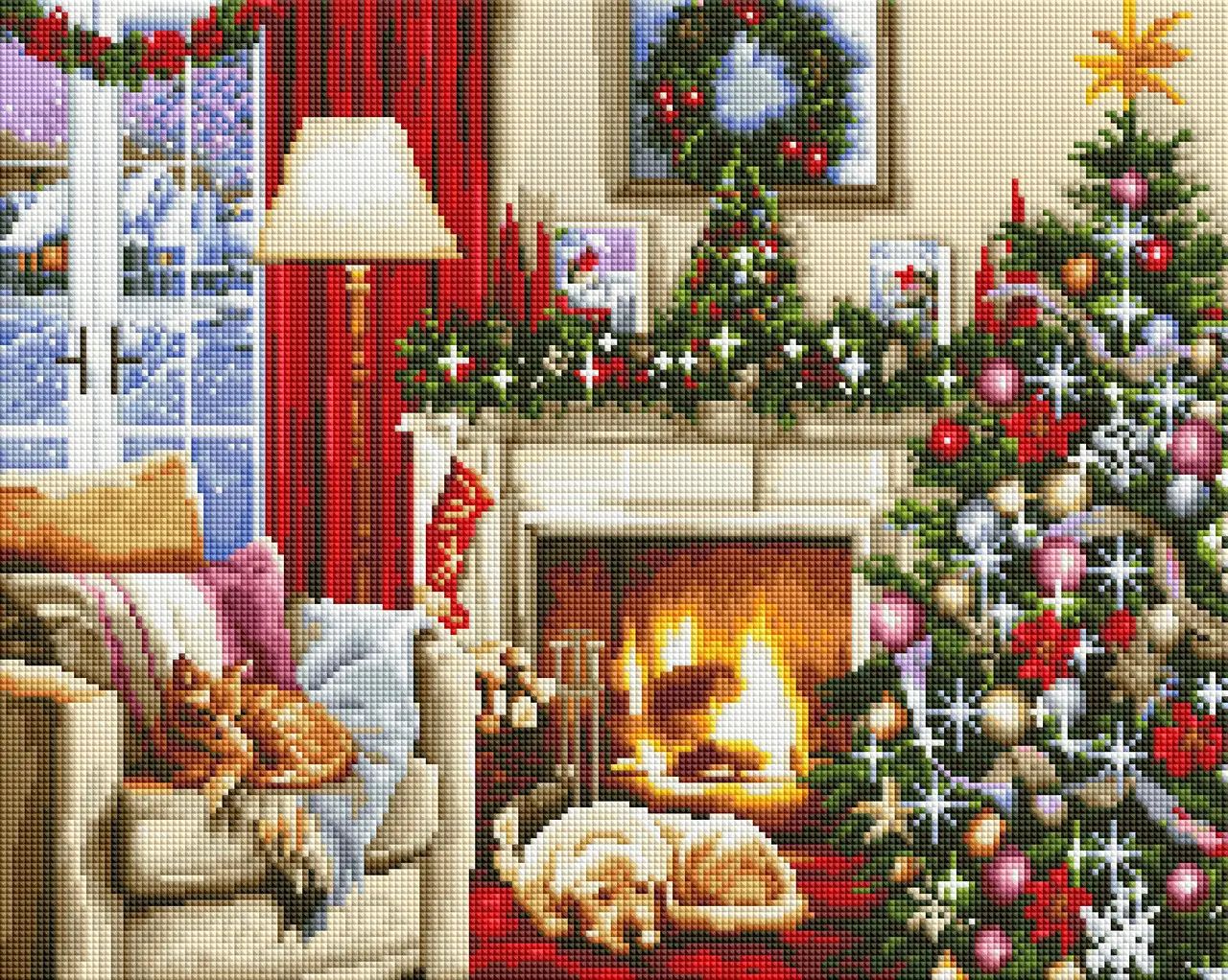 Алмазная мозаика Новый год 40х50 см ColorArt SP121 Алмазная мозаика Новый год 40х50 см ColorArt SP121