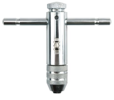 Т-образный метчикодержатель с трещоткой (для метчика М3-М8/85мм) Vorel 24700