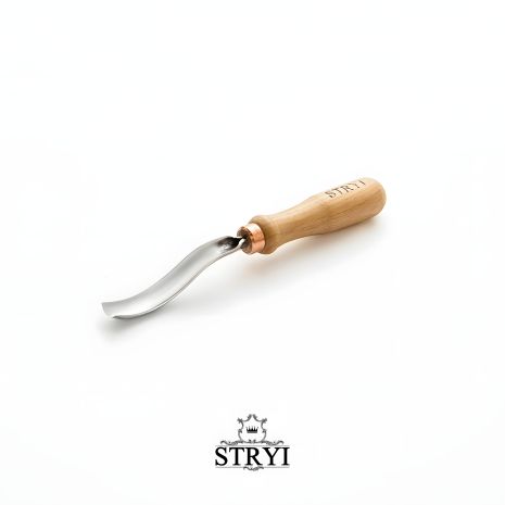 Полукруглая стамеска-клюкарза 10 мм, STRYI Profi