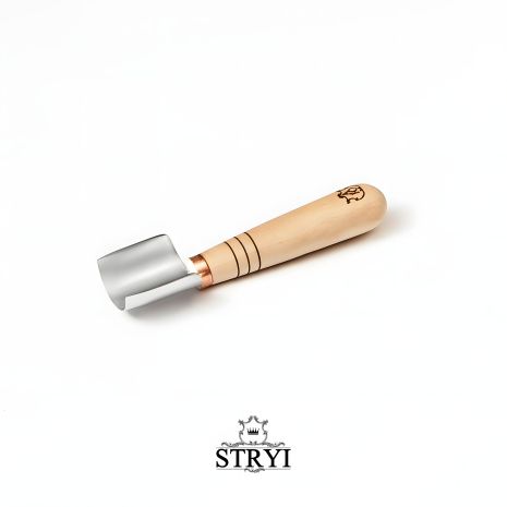 Напівкругла стамеска 40мм АЮ-STRYI Profi для геометричного різьблення Напівкругла стамеска 40мм АЮ-STRYI Profi для геометричного різьблення