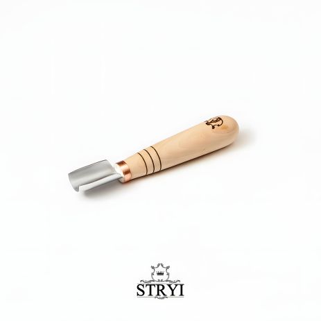 Полукруглая стамеска для геометрической резьбы по дереву, 25мм от АЮ-STRYI Profi
