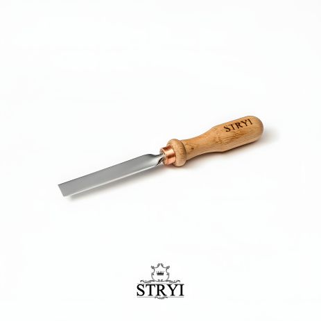 Плоская стамеска 15 мм STRYI Profi для резьбы по дереву