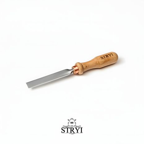 Плоская стамеска 15 мм STRYI Profi для резьбы по дереву Плоская стамеска 15 мм STRYI Profi для резьбы по дереву