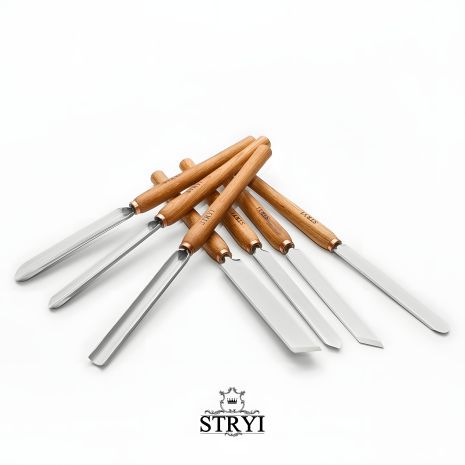 Набір токарних різці по дереву STRYI Profi, комплект 7 штук