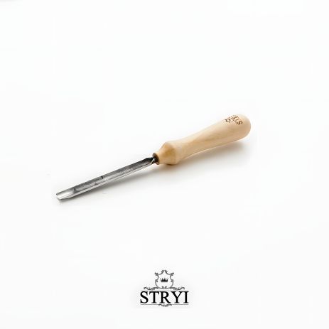 Стамеска отлогая 10мм STRYI Standard для рельефной резьбы по дереву