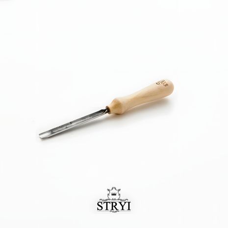 Стамеска отлогая 10мм STRYI Standard для рельефной резьбы по дереву