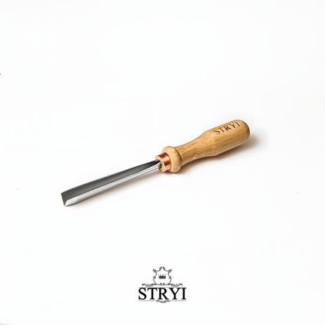 Угловая стамеска 45°, 10мм STRYI Profi для резьбы по дереву