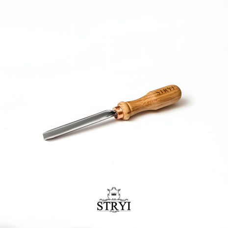 Угловая стамеска 60°, 10 мм STRYI Profi для резьбы по дереву