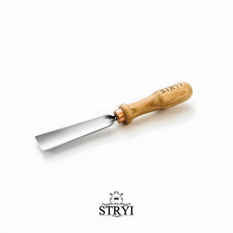 Отлогая стамеска 30мм STRYI Profi для резьбы по дереву